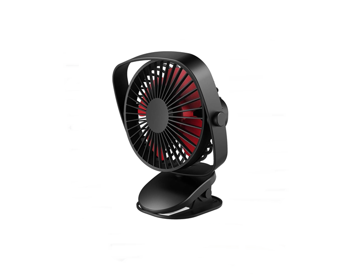 Mini Ventilador de Mesa con Clip Abrazadera Rotación 360°